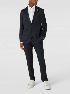 Billig ? Baldessarini Anzughose Mit Karomuster - Dunkelblau ❤️