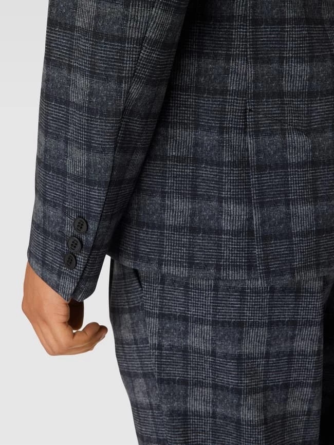 Bestpreis ? Drykorn 2-Knopf-Sakko Mit Karomuster Modell 'Hurley' - Dunkelblau ? – Bild 3