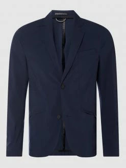 Bestpreis ? Drykorn Slim Fit 2-Knopf-Sakko Mit Webstruktur Modell 'Whitston' - Marineblau ⌛