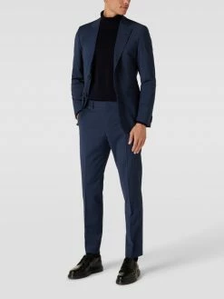 Brandneu ? Tiger Of Sweden Regular Fit Anzughose In Melierter Optik Modell 'Tenutas' - Royalblau ?