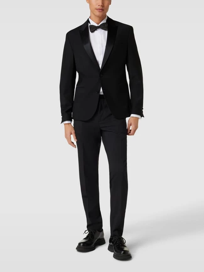 Top 10 ? Drykorn 2-Knopf-Sakko Mit Reverskragen Modell 'LORIENT' - Schwarz ?