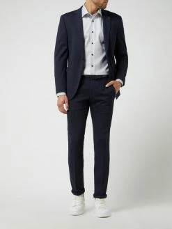 Aktion ✔️ DIGEL Modern Fit Anzughose Aus Jersey Modell 'Sergio' - Marineblau ?