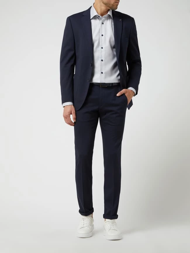 Aktion ✔️ DIGEL Modern Fit Anzughose Aus Jersey Modell 'Sergio' - Marineblau ?