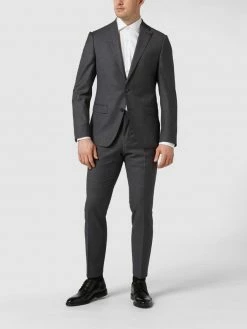 Coupon ? Roy Robson Slim Fit 2-Knopf-Sakko Aus Schurwolle 'Techno Suit' - Mittelgrau ?