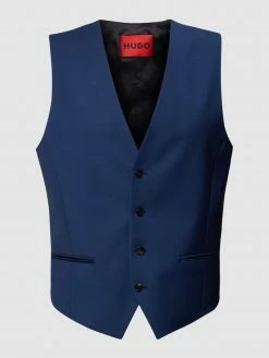 Bestes Angebot ? HUGO Anzugweste Mit Paspeltaschen - Royalblau ?