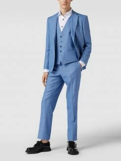 Angebote ✔️ BOSS Weste Mit Allover-Label Modell 'Jeckson' - Marineblau ⌛