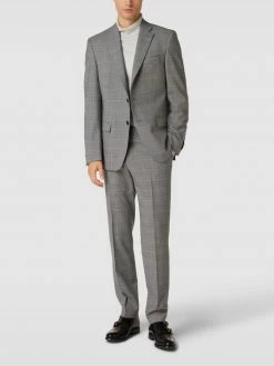 Neu ? Pierre Cardin Anzughose Mit Glencheck-Muster Modell 'Rick' - Hellgrau ?