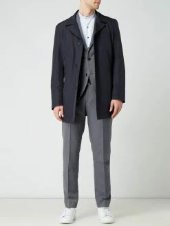 Schlussverkauf ? Matinique Slim Fit 2-Knopf-Sakko Mit Leinen-Anteil Modell 'Mageorge' - Marineblau ?