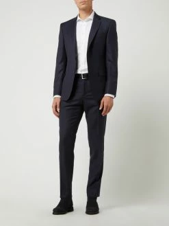 Schlussverkauf ✨ DIGEL Modern Fit 2-Knopf-Sakko Aus Schurwolle Modell 'Duncan' - Marineblau ?