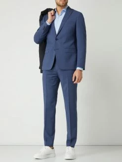 Bestes Angebot ? Roy Robson Slim Fit 2-Knopf-Sakko Aus Schurwolle 'Techno Suit' - Blau ?