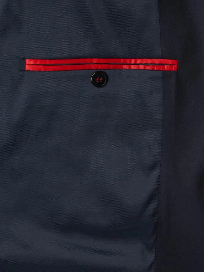 Blitzangebot ? HUGO Sakko Mit Reverskragen Modell 'Jeffery' - Marineblau ? – Bild 6