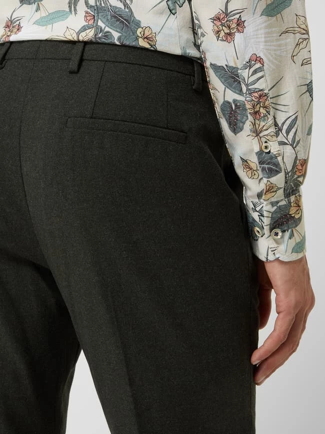 Besorgen ? Selected Homme Slim Fit Anzughose Mit Stretch-Anteil Modell 'Adrian' - Olivgrün ? – Bild 2