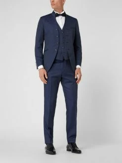 Am billigsten ? Wilvorst Weste Aus Wollmischung - Marineblau ?