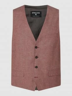 Neu ? Strellson Weste Mit Leinen-Anteil Modell 'Gyl' - Hellrot ⌛