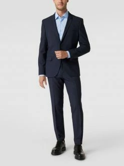 Budget ? HUGO 2-Knopf-Sakko Mit Reverskragen Modell 'Arti' - Marineblau ?