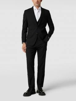 Angebote ? BOSS Slim Fit Anzughose Aus Schurwoll-Mix Modell 'Genius' - Anthrazit ?