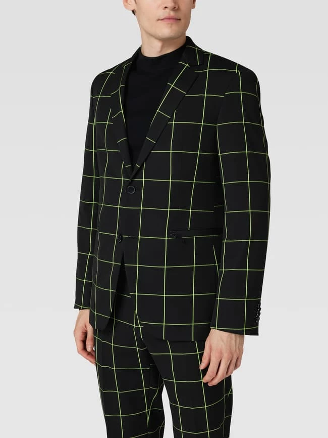 Top 10 ⭐ Karl Lagerfeld 2-Knopf-Sakko Mit Karomuster - Schwarz ? – Bild 4