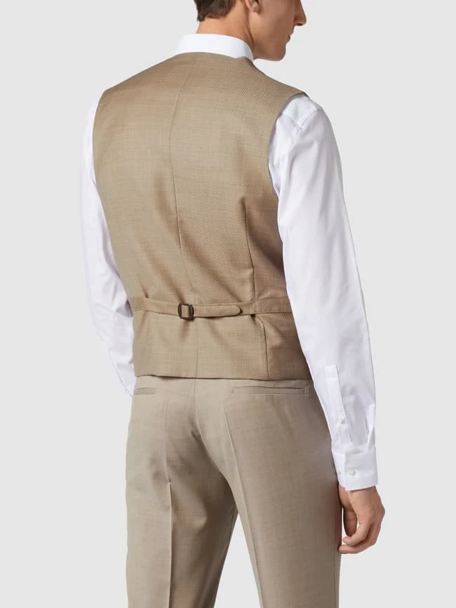 Angebote ? CG - Club Of Gents Weste Aus Reiner Schurwolle - YOUR OWN PARTY By CG – CLUB Of GENTS - Beige ? – Bild 5