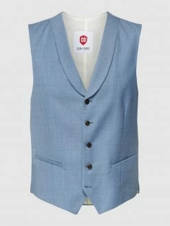 Bester Verkauf ✔️ CG - Club Of Gents Weste Aus Reiner Schurwolle - YOUR OWN PARTY By CG – CLUB Of GENTS - Hellblau ?