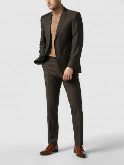 Bestpreis ✨ Carl Gross Modern Fit Anzughose Aus Schurwolle - Mittelbraun ?