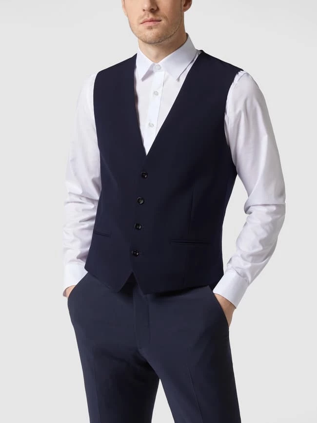 Rabatt ? MCNEAL Weste Mit Kontrastrückseite - Marineblau ? – Bild 4