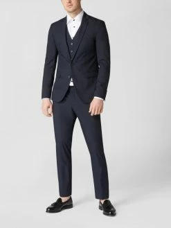 Billig ? Montego Anzug-Hose Mit Stretch-Anteil - Marineblau ?