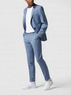 Bestes Angebot ? CG - Club Of Gents Slim Fit Anzughose Aus Schurwolle YOUR OWN PARTY By CG – CLUB Of GENTS - Hellblau Meliert ⭐